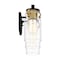 Quoizel Keesey 3-Light Matte Black Vanity Light KEE8624MBK - alternate 4